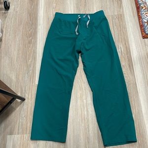 Figs Green Large Scrub Pants